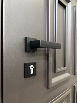 Цилиндровый замок «BORDER», вид спереди Цилиндровый замок «BORDER», вид спереди