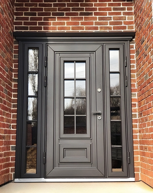 Входная группа с остеклением